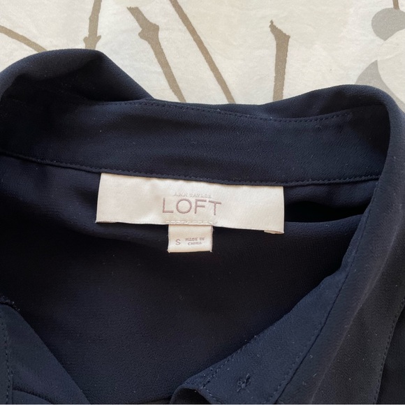Loft navy blouse - Picture 3 of 5
